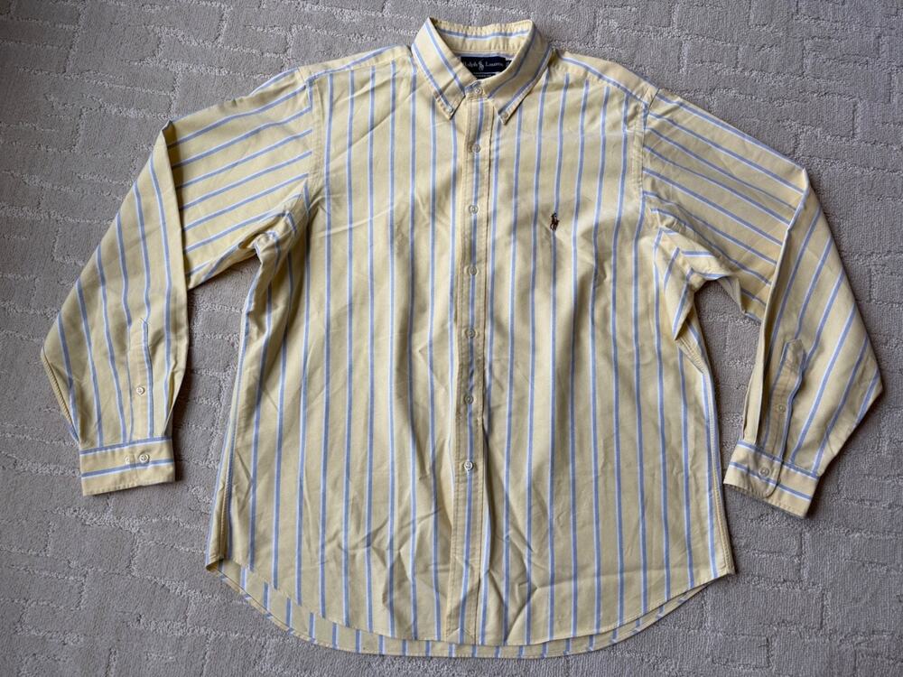 Ralph Lauren Button Down Men’s Stripe Classic Fit